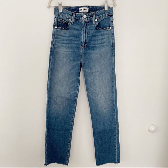 LE JEAN High Rise Sabine Straight in Ava Wash - Picture 5 of 8